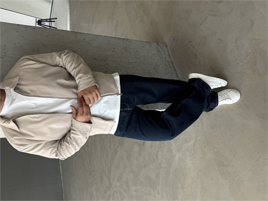 Bej Elegant Düz Basic Yakalı Dolumlu Mont ZG