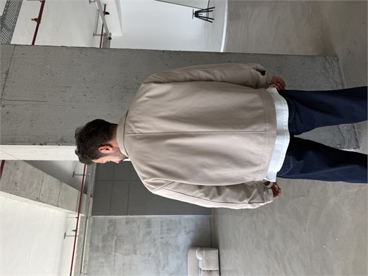 Bej Elegant Düz Basic Yakalı Dolumlu Mont ZG