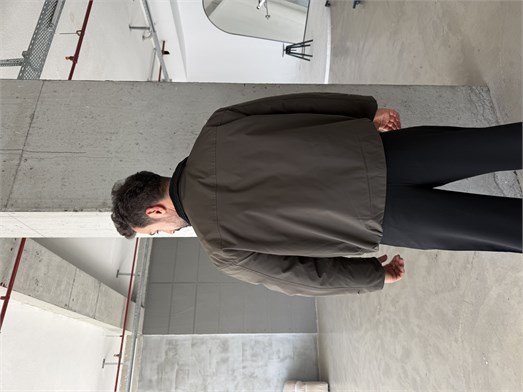 Haki Yakalı Elegant Dolumlu Mont