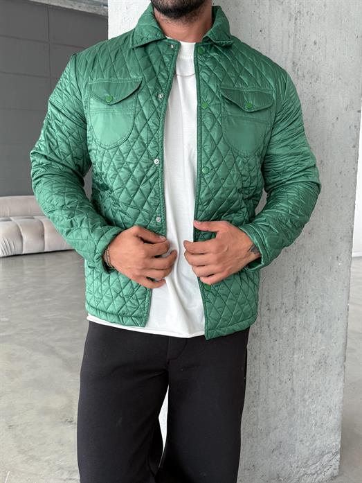 Nefti Baklava Desen Kapitone Ceket PNC 5060