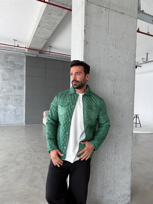 Nefti Baklava Desen Kapitone Ceket PNC 5060