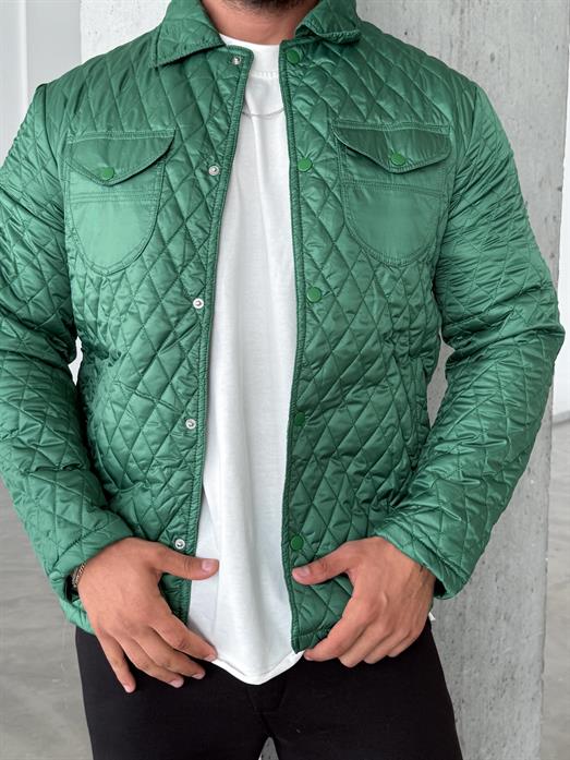 Nefti Baklava Desen Kapitone Ceket PNC 5060