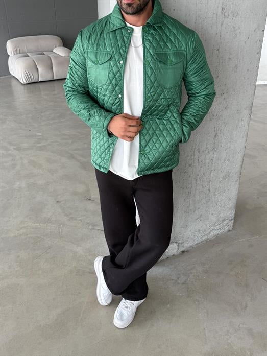 Nefti Baklava Desen Kapitone Ceket PNC 5060