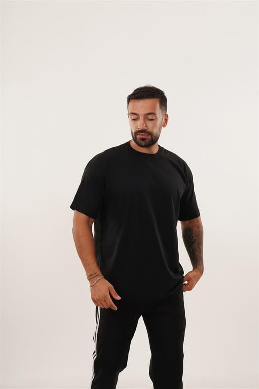 Siyah Rahat Kalıp T-SHİRT FİYAT PERFORMANS ÜRÜNÜ