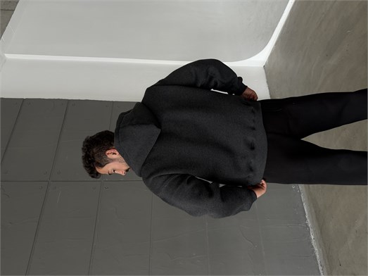 Antrasit SC Core Üç İplik Tam Zip Sweatshirt