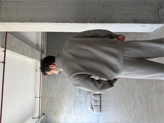 Füme Yıkamalı Yarım Fermuar Sweatshirt PLZ 27027
