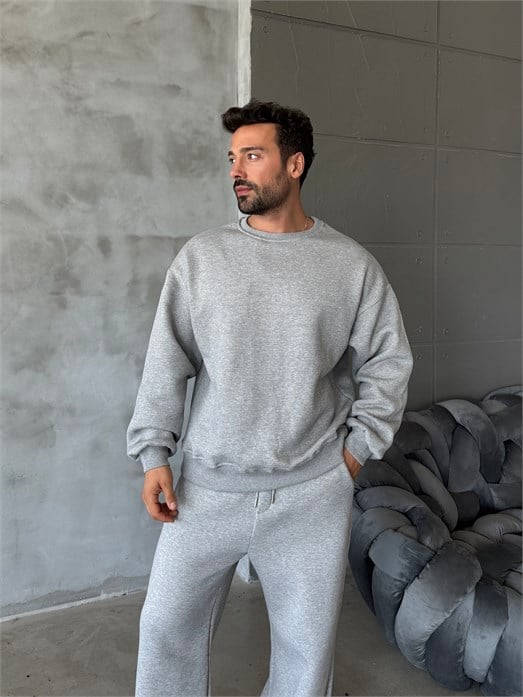 Grimelanj SC Core Üç İplik Bisiklet Yaka Sweat