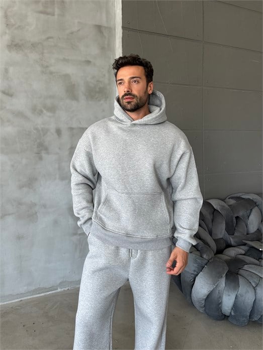 Grimelanj SC Core Üç İplik Kapüşonlu Hoodie