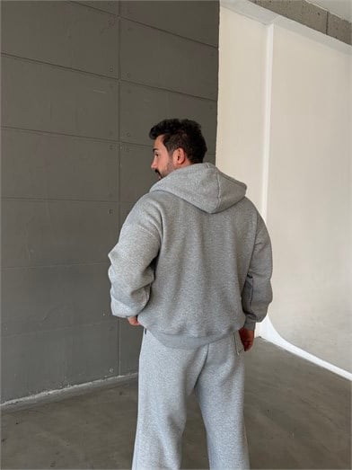 Grimelanj SC Core Üç İplik Tam Zip Sweatshirt