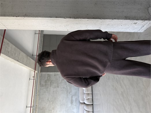 Kahve Yıkamalı Yarım Fermuar Sweatshirt PLZ 27027