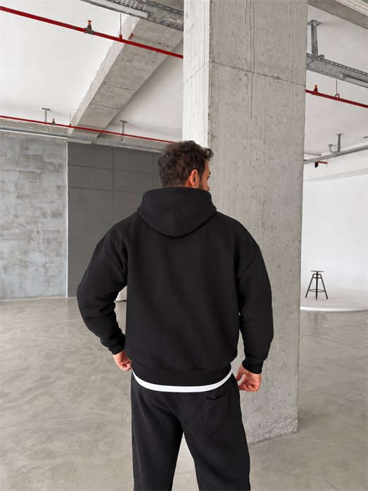 Siyah Piped Panda Tam Zip RSP 5006