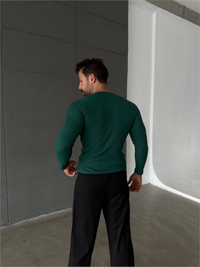 Zümrüt Henley Yaka Uzun Kol SC 10