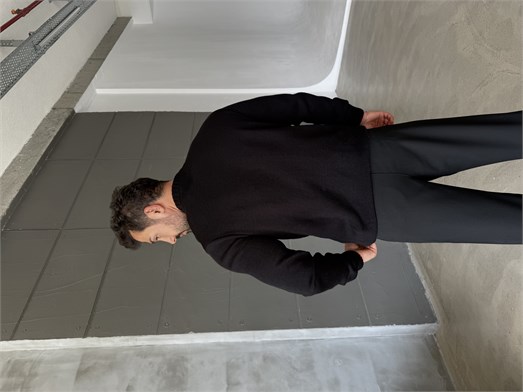 Siyah Bisiklet Yaka Basic Oversize Kazak TB