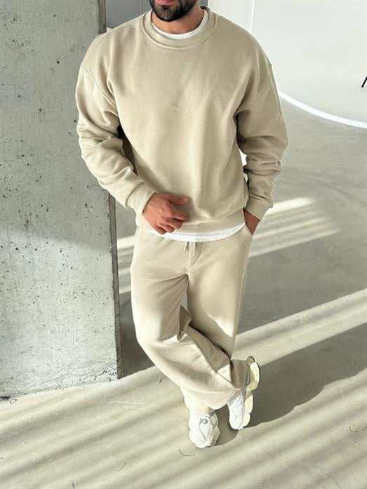 SweatVizon 3 İplik Oversize Compak Bisiklet Yaka SC