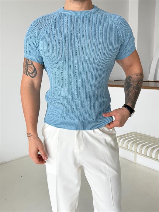 Bebemavi Desenli İtalyan Pamuk Triko SNZ  T7284