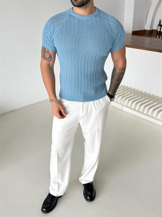 Bebemavi Desenli İtalyan Pamuk Triko SNZ  T7284