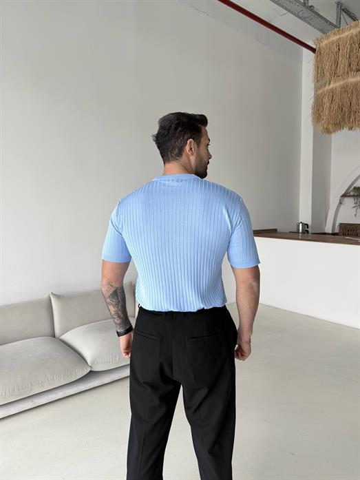 Bebemavi Fitilli Fermuarlı Bisiklet Yaka Triko TK