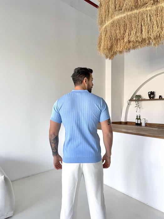 Bebemavi Saç Örgü Fermuarlı Triko TK