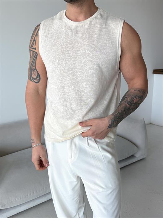 Bej Basic marsel pamuk triko Antioch 9459