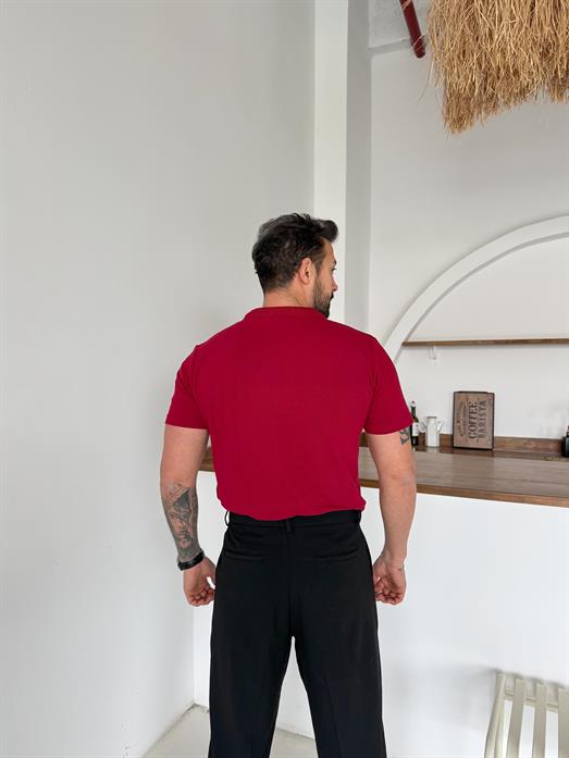 Bordo Lacos Polo Yaka TK