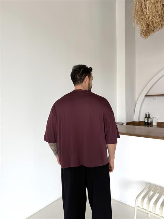 Bordo Oysho Suprem Bol T-SHİRT PNC 8150