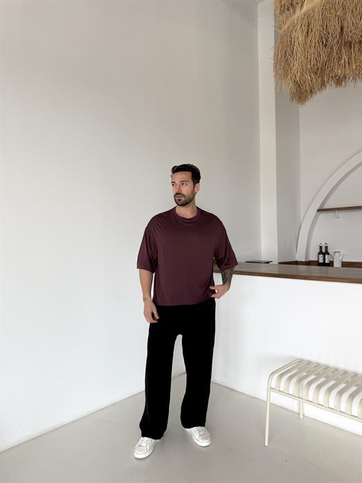Bordo Oysho Suprem Bol T-SHİRT PNC 8150