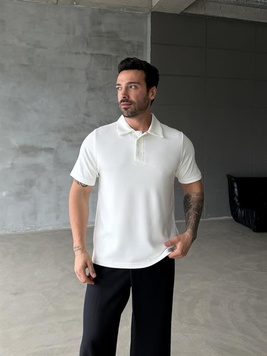 Ekru Premium Pike Polo Yaka Antioch 9446