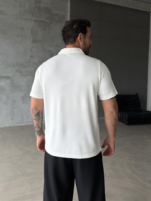 Ekru Premium Pike Polo Yaka Antioch 9446