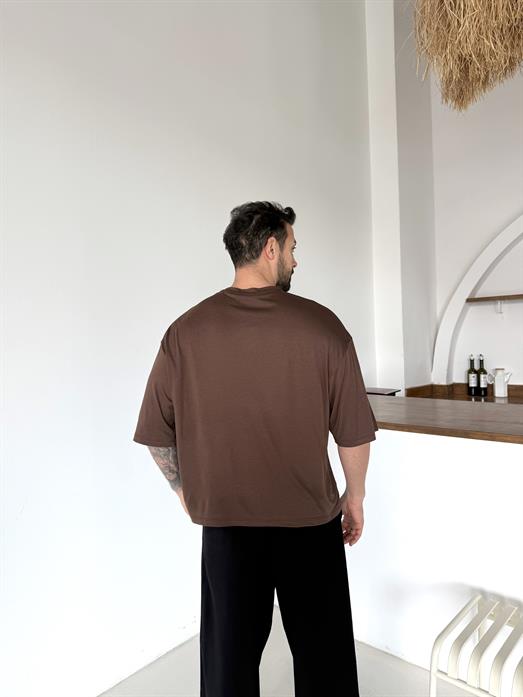Kahve Oysho Suprem Bol T-SHİRT PNC 8150
