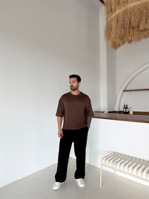 Kahve Oysho Suprem Bol T-SHİRT PNC 8150