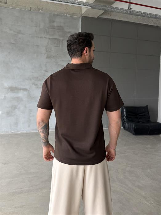 Kahve Premium Pike Polo Yaka Antioch 9446