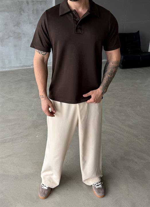 Kahve Premium Pike Polo Yaka Antioch 9446