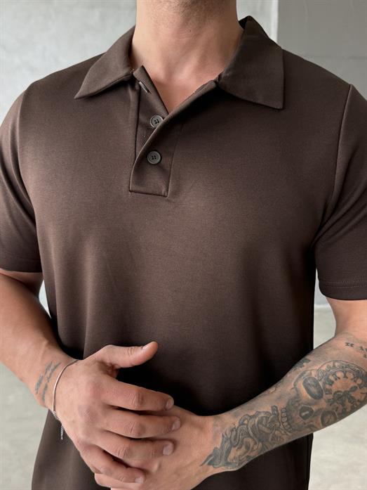 Kahve Premium Pike Polo Yaka Antioch 9446