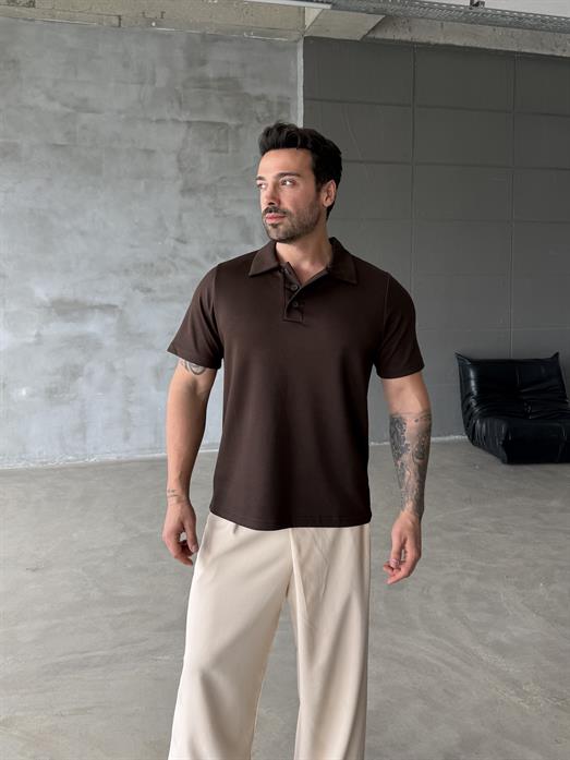 Kahve Premium Pike Polo Yaka Antioch 9446