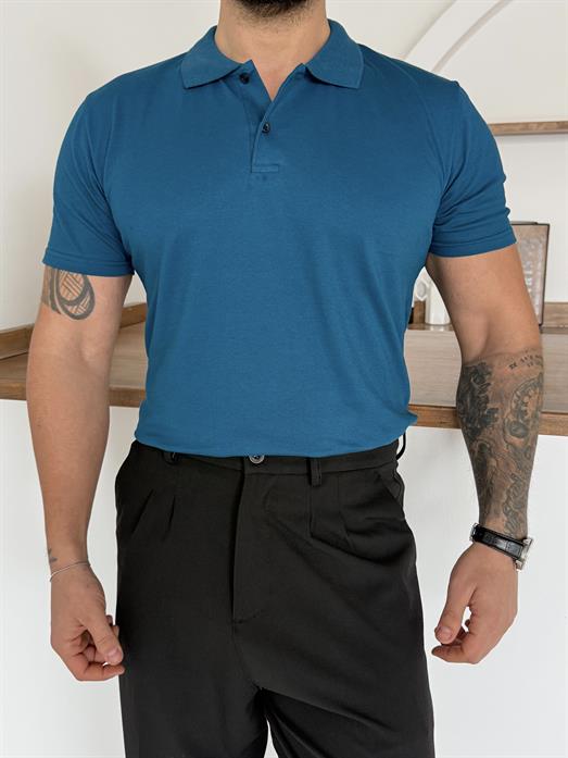 Mavi Lacos Polo Yaka TK