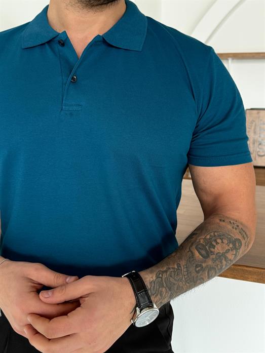 Mavi Lacos Polo Yaka TK