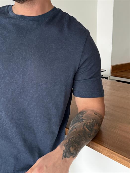 Mavi Maris Triko Kısa Kol Antioch 9449