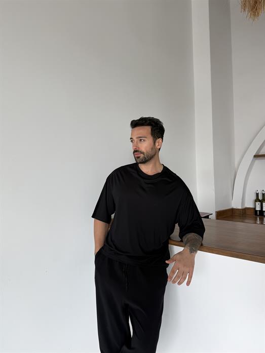Siyah Oysho Suprem Bol T-SHİRT PNC 8150