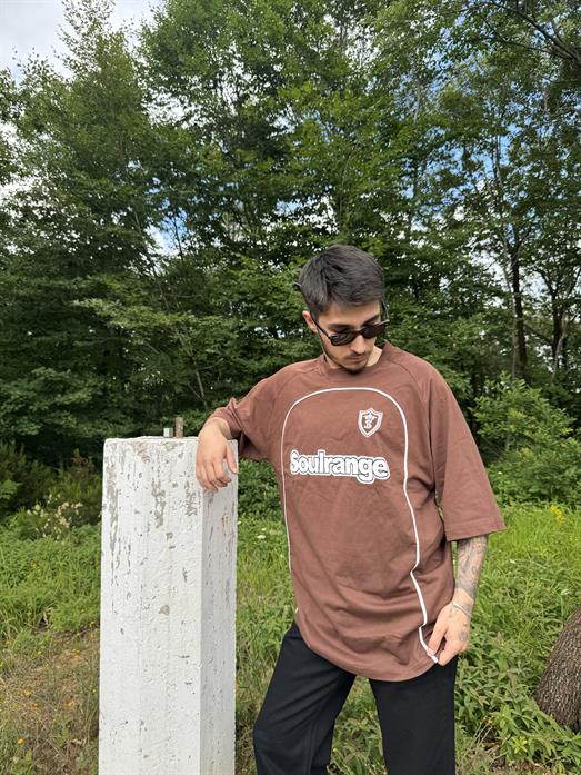 Taba SOULRANGE Baskılı Parçalı Oversize T-SHIRT PNC 1009