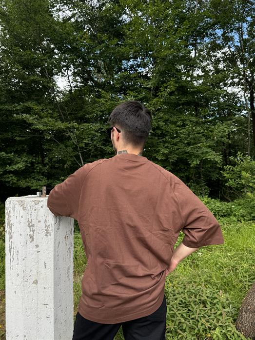 Taba SOULRANGE Baskılı Parçalı Oversize T-SHIRT PNC 1009