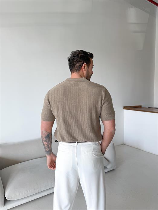 Vizon Açma yaka triko Antioch 3172