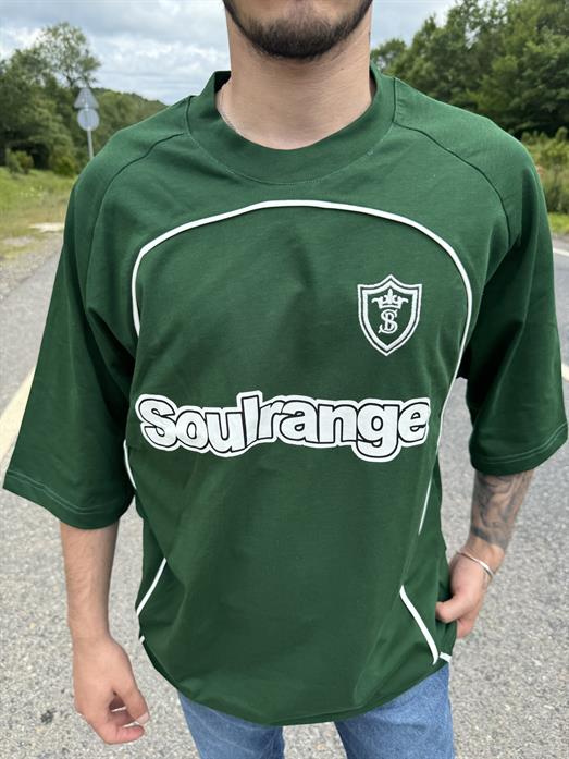 Zümrüt SOULRANGE Baskılı Parçalı Oversize T-SHIRT PNC 1009