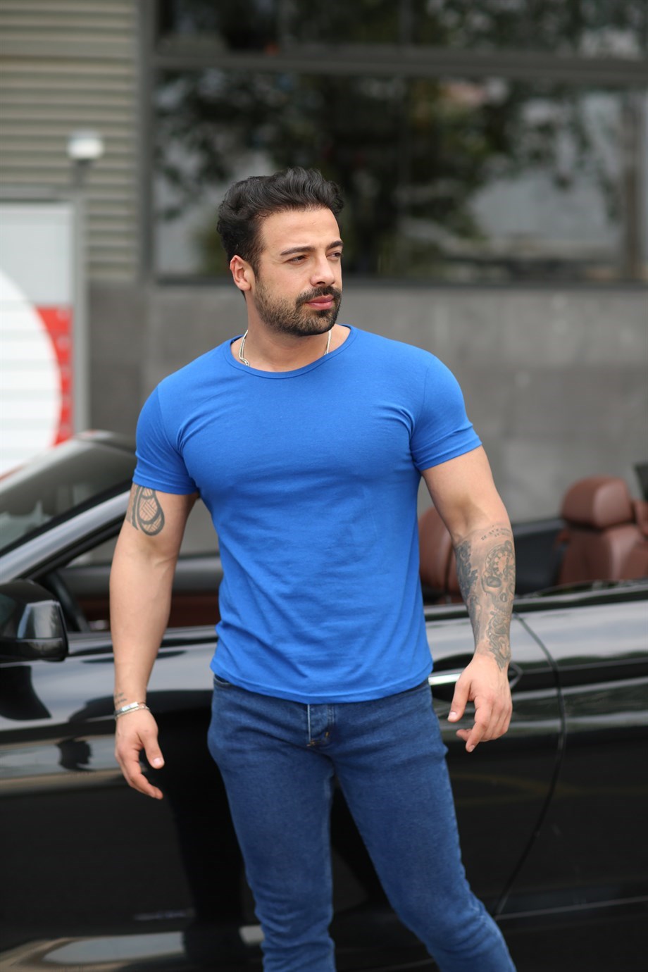 BASİC TSHİRTLERMavi Basic T-SHİRT