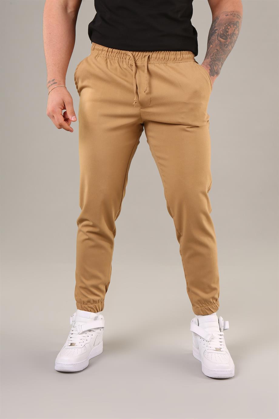 EŞOFMAN ALTI & JOGGERTaba Kelepçe Paça Kumaş Jogger ZM