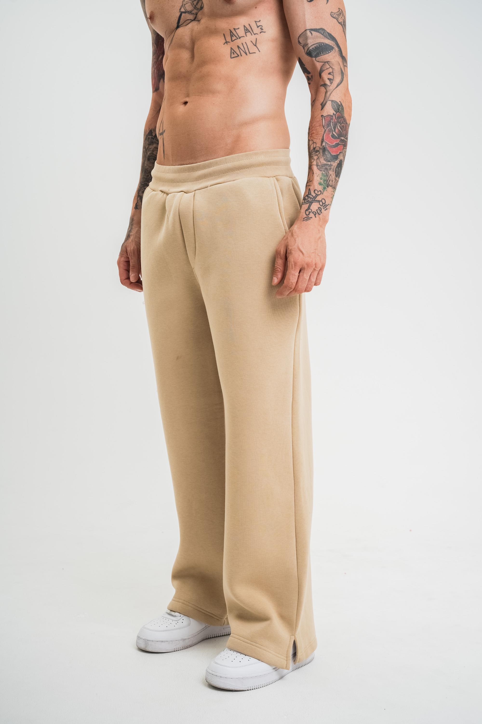 EşofmanBej Düz Sage Baggy Alt PLZ