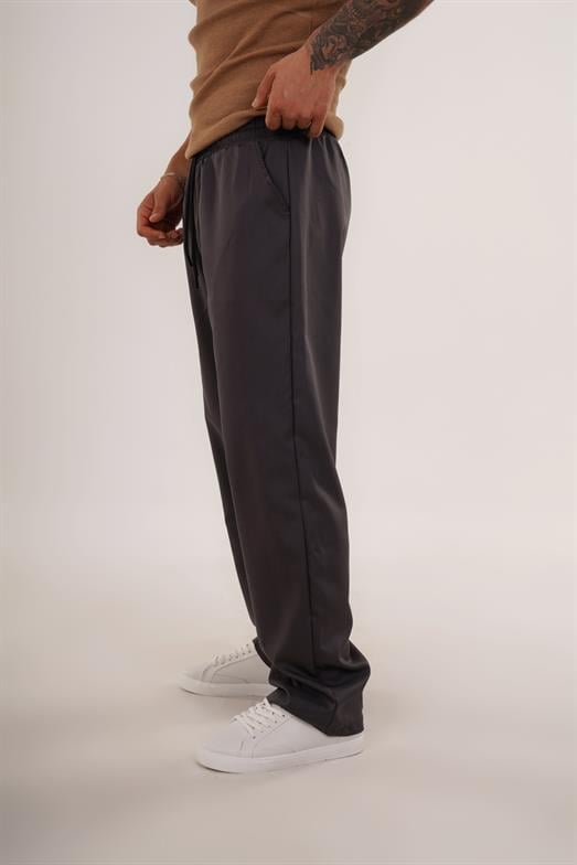 EşofmanFüme GABARDİN PARLAK KUMAŞ BOL PAÇA PANT. SNZ 4677 2024