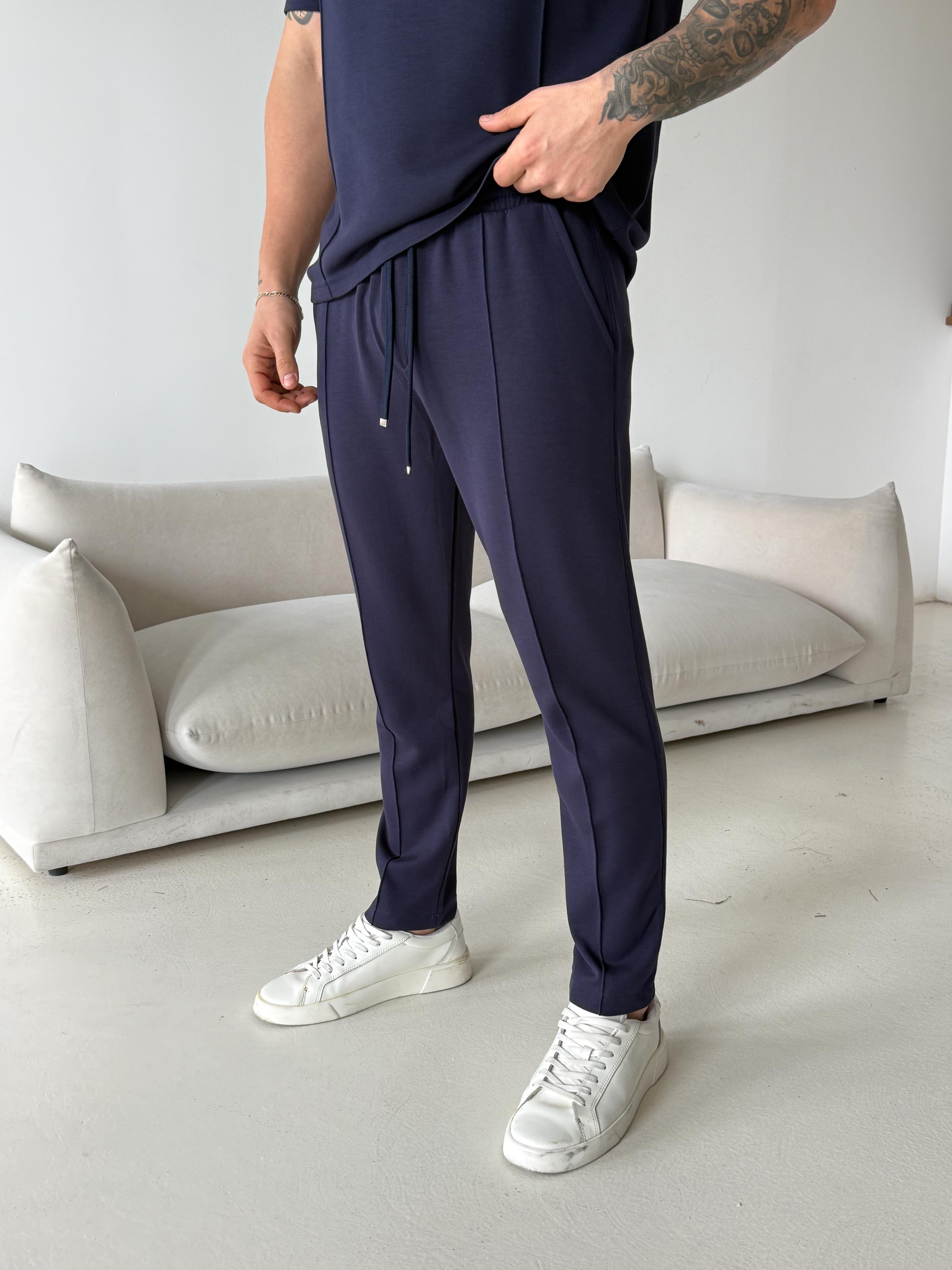GabardinLacivert Çimalı Regular Oysho Pantalon LNS 22079