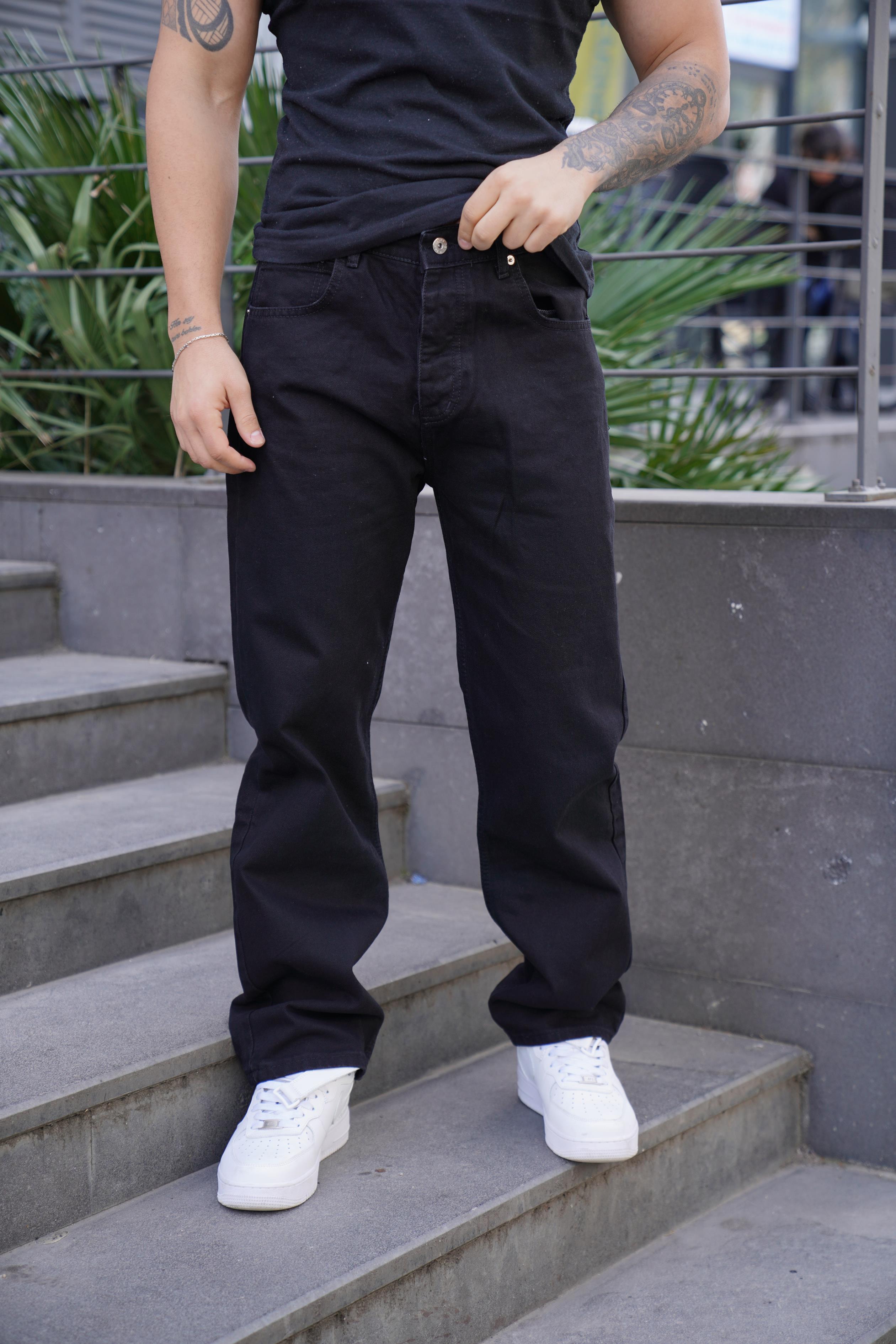 KOT PANTOLONSiyah Baggy Kot Pantolon PSP5007