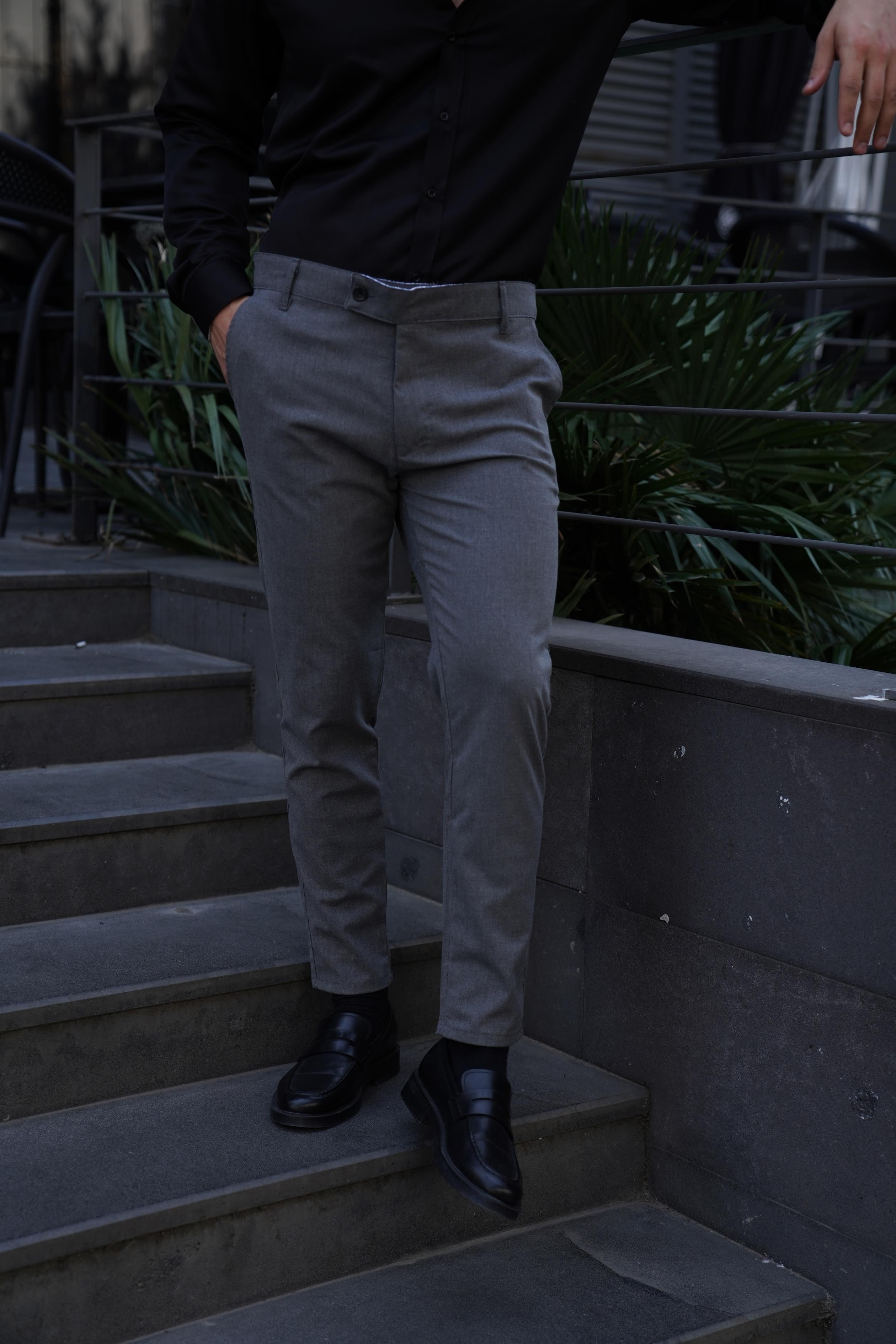 KUMAŞ PANTOLONAntrasit Kumaş Pantolon Slim Fit PLT 011