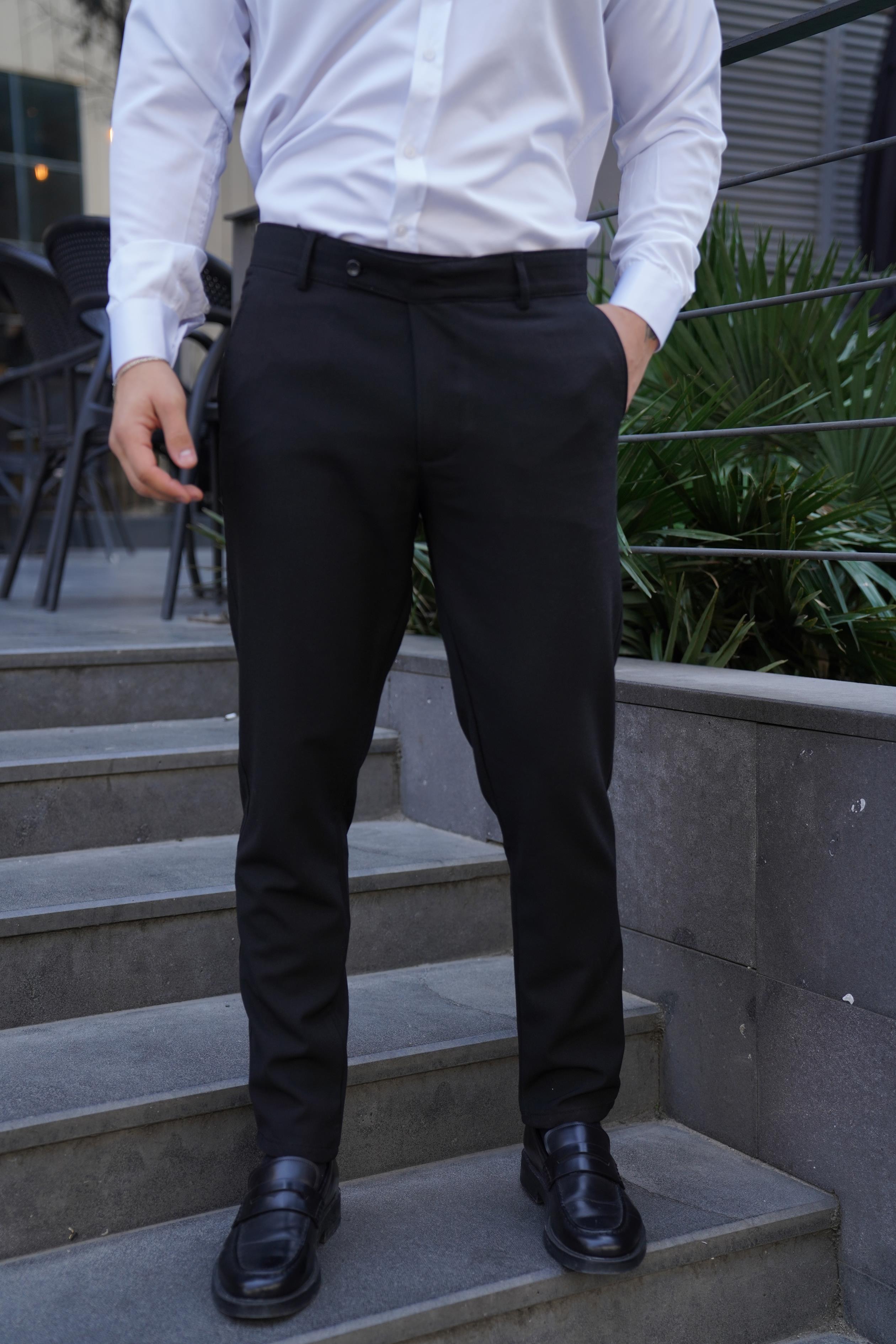 KUMAŞ PANTOLONSiyah Kumaş Pantolon Slim Fit PLT 011